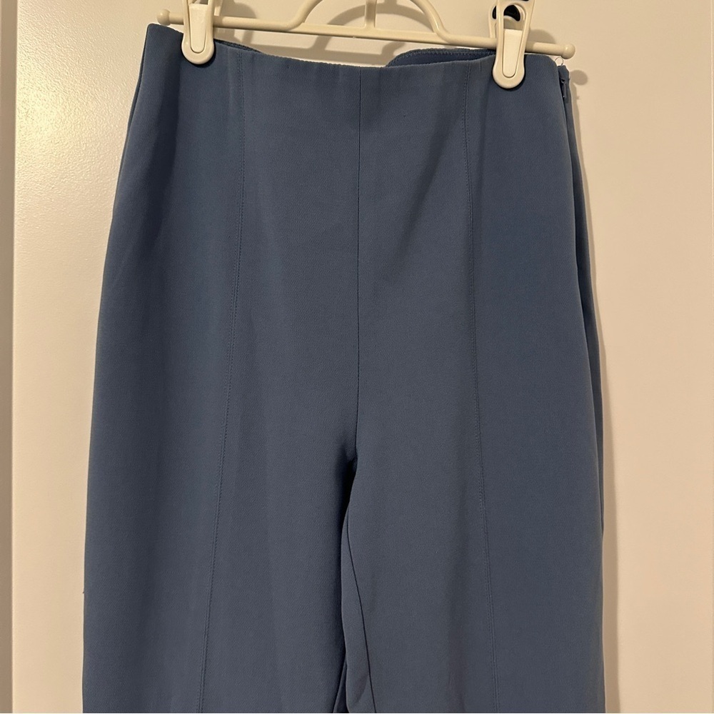 Babaton Atelier Aritzia Jotham Smoky Blue High Rise Trousers Size 4 Women’s - Picture 2 of 12